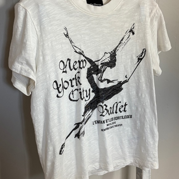 Free People White NYC Ballet Tee - Picture 4 of 4